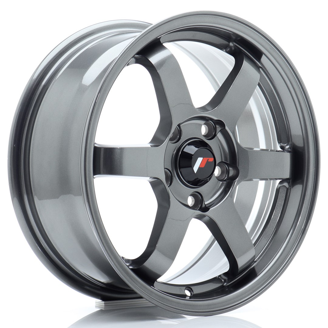 Japan Racing JR3 -vanteet – 16×7 – 4×100 – ET40 – Gun metal Japan Racing JR3 -vanteet - 16x7 - 4x100 - ET40 - Gun metal