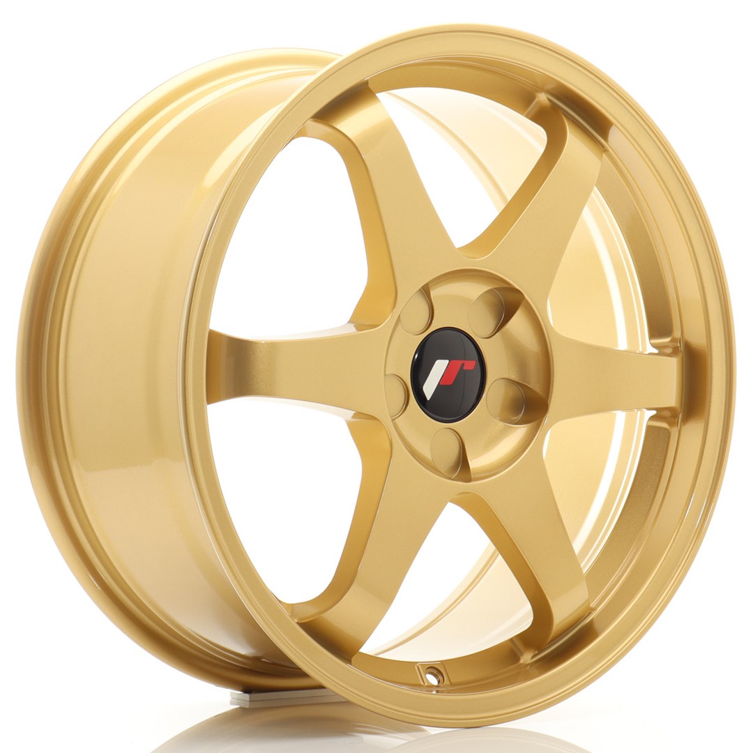 Japan Racing JR3 -vanteet – 18×8 – 5×114,3 – ET43 – Gold Japan Racing JR3 -vanteet - 18x8 - 5x114,3 - ET43 - Gold
