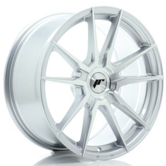 Japan Racing JR21 -vanteet – 18×8 – 5×120 – ET36 – Silver Japan Racing JR21 -vanteet - 18x8 - 5x120 - ET36 - Silver