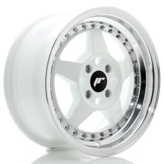 Japan Racing JR6 -vanteet – 15×7 – 4×100 – ET35 – White Japan Racing JR6 -vanteet - 15x7 - 4x100 - ET35 - White