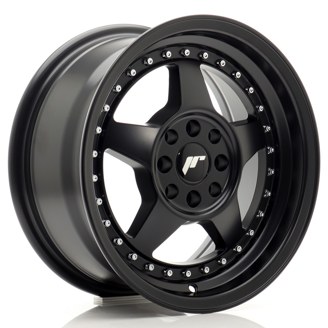 Japan Racing JR6 -vanteet – 15×7 – 4×100/4×108 – ET25 – Black Japan Racing JR6 -vanteet - 15x7 - 4x100/4x108 - ET25 - Black
