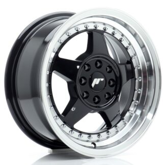Japan Racing JR6 -vanteet – 15×7 – 4×100/4×108 – ET25 – Black Japan Racing JR6 -vanteet - 15x7 - 4x100/4x108 - ET25 - Black
