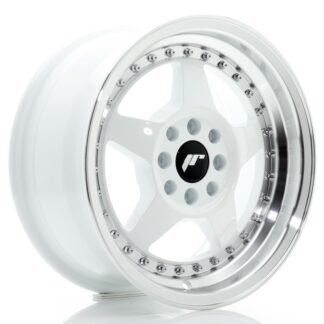 Japan Racing JR6 -vanteet – 15×7 – 4×100/4×108 – ET25 – White Japan Racing JR6 -vanteet - 15x7 - 4x100/4x108 - ET25 - White