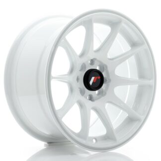Japan Racing JR11 -vanteet – 15×8 – 4×100/4×108 – ET25 – White Japan Racing JR11 -vanteet - 15x8 - 4x100/4x108 - ET25 - White