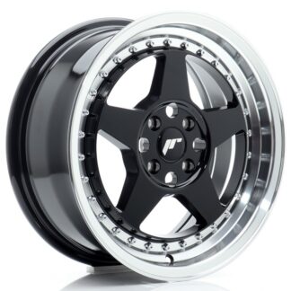 Japan Racing JR6 -vanteet – 16×7 – 4×100 – ET35 – Black Japan Racing JR6 -vanteet - 16x7 - 4x100 - ET35 - Black