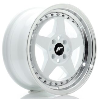 Japan Racing JR6 -vanteet – 16×7 – 4×100 – ET35 – White Japan Racing JR6 -vanteet - 16x7 - 4x100 - ET35 - White