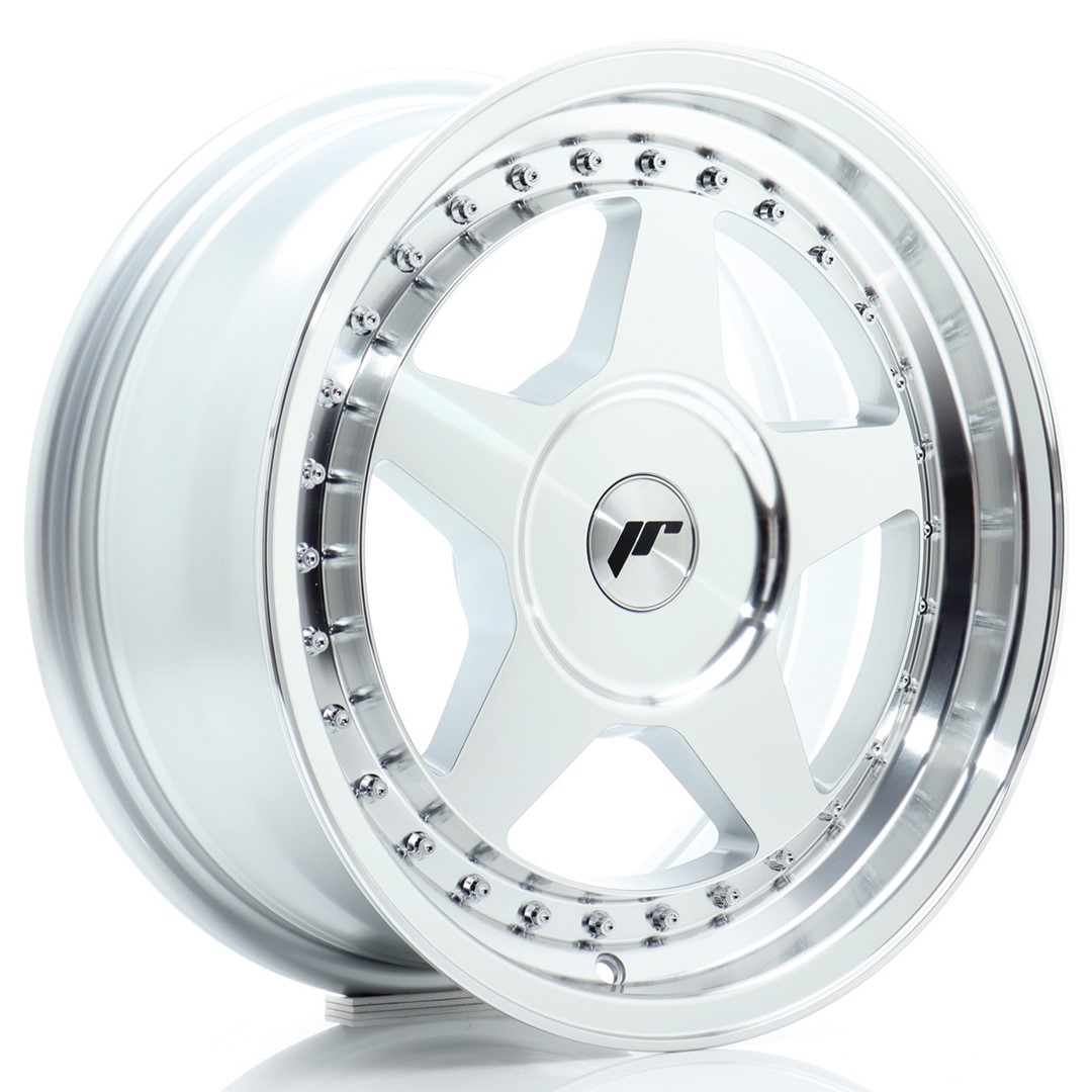 Japan Racing JR6 -vanteet – 16×7 – Custom – Silver Japan Racing JR6 -vanteet - 16x7 - Custom - Silver