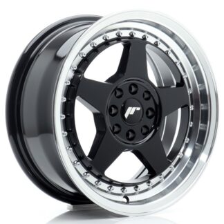 Japan Racing JR6 -vanteet – 16×7 – 4×100/4×108 – ET25 – Black Japan Racing JR6 -vanteet - 16x7 - 4x100/4x108 - ET25 - Black