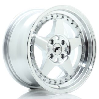 Japan Racing JR6 -vanteet – 16×8 – 4×100 – ET30 – Silver Japan Racing JR6 -vanteet - 16x8 - 4x100 - ET30 - Silver