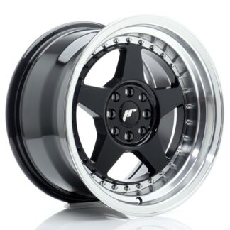 Japan Racing JR6 -vanteet – 16×9 – 4×100/4×108 – ET20 – Black Japan Racing JR6 -vanteet - 16x9 - 4x100/4x108 - ET20 - Black