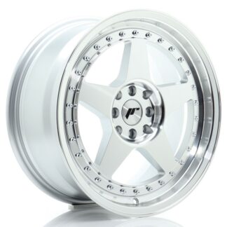 Japan Racing JR6 -vanteet – 17×8 – 4×100/4×114,3 – ET35 – Silver Japan Racing JR6 -vanteet - 17x8 - 4x100/4x114,3 - ET35 - Silver