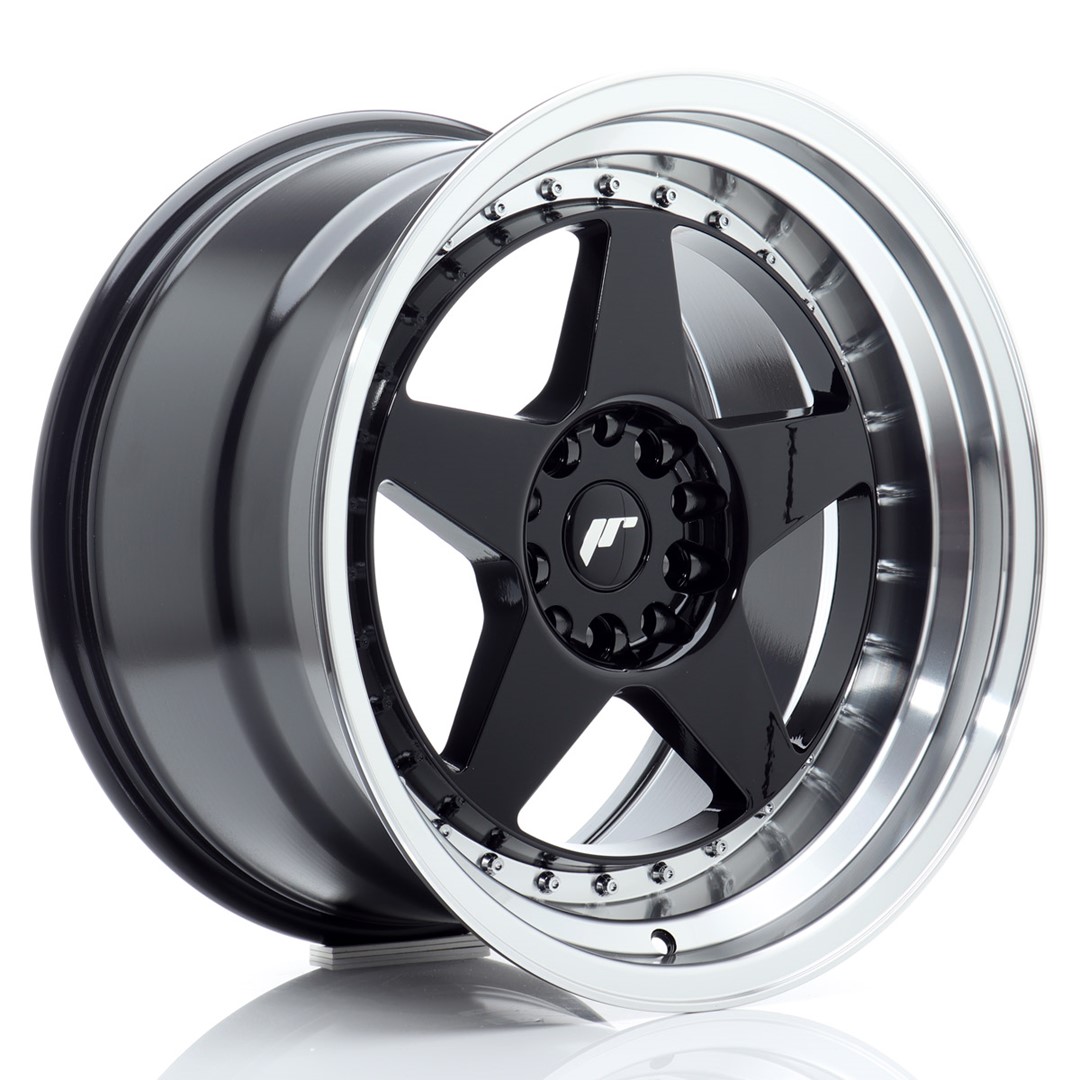 Japan Racing JR6 -vanteet – 18×10,5 – 5×114,3/5×120 – ET25 – Black Japan Racing JR6 -vanteet - 18x10,5 - 5x114,3/5x120 - ET25 - Black
