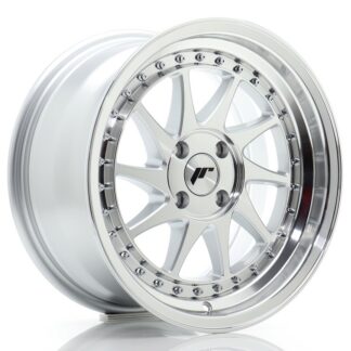 Japan Racing JR26 -vanteet – 16×8 – 4×100 – ET30 – Silver Japan Racing JR26 -vanteet - 16x8 - 4x100 - ET30 - Silver