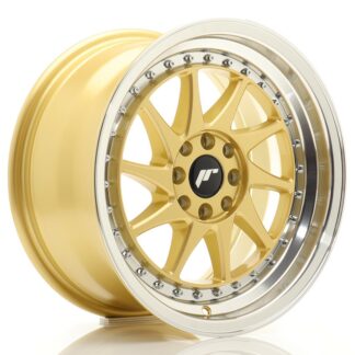 Japan Racing JR26 -vanteet – 16×8 – 4×100/4×108 – ET25 – Gold Japan Racing JR26 -vanteet - 16x8 - 4x100/4x108 - ET25 - Gold