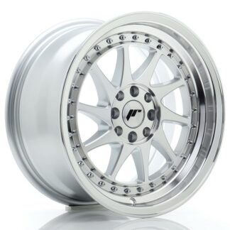 Japan Racing JR26 -vanteet – 16×8 – 4×100/4×108 – ET25 – Silver Japan Racing JR26 -vanteet - 16x8 - 4x100/4x108 - ET25 - Silver