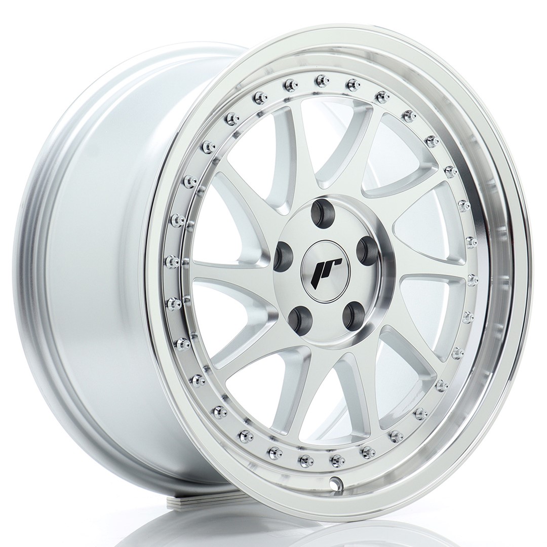 Japan Racing JR26 -vanteet – 17×8 – 5×112 – ET35 – Silver Japan Racing JR26 -vanteet - 17x8 - 5x112 - ET35 - Silver