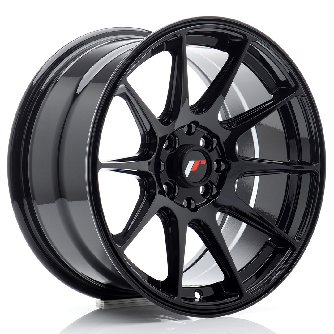 Japan Racing JR11 -vanteet – 16×8 – 4×100/4×108 – ET25 – Black Japan Racing JR11 -vanteet - 16x8 - 4x100/4x108 - ET25 - Black