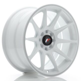 Japan Racing JR11 -vanteet – 16×8 – 4×100/4×108 – ET25 – White Japan Racing JR11 -vanteet - 16x8 - 4x100/4x108 - ET25 - White
