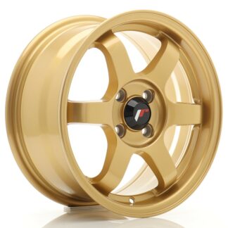 Japan Racing JR3 -vanteet - 15x7 - 4x100 - ET25 - Gold