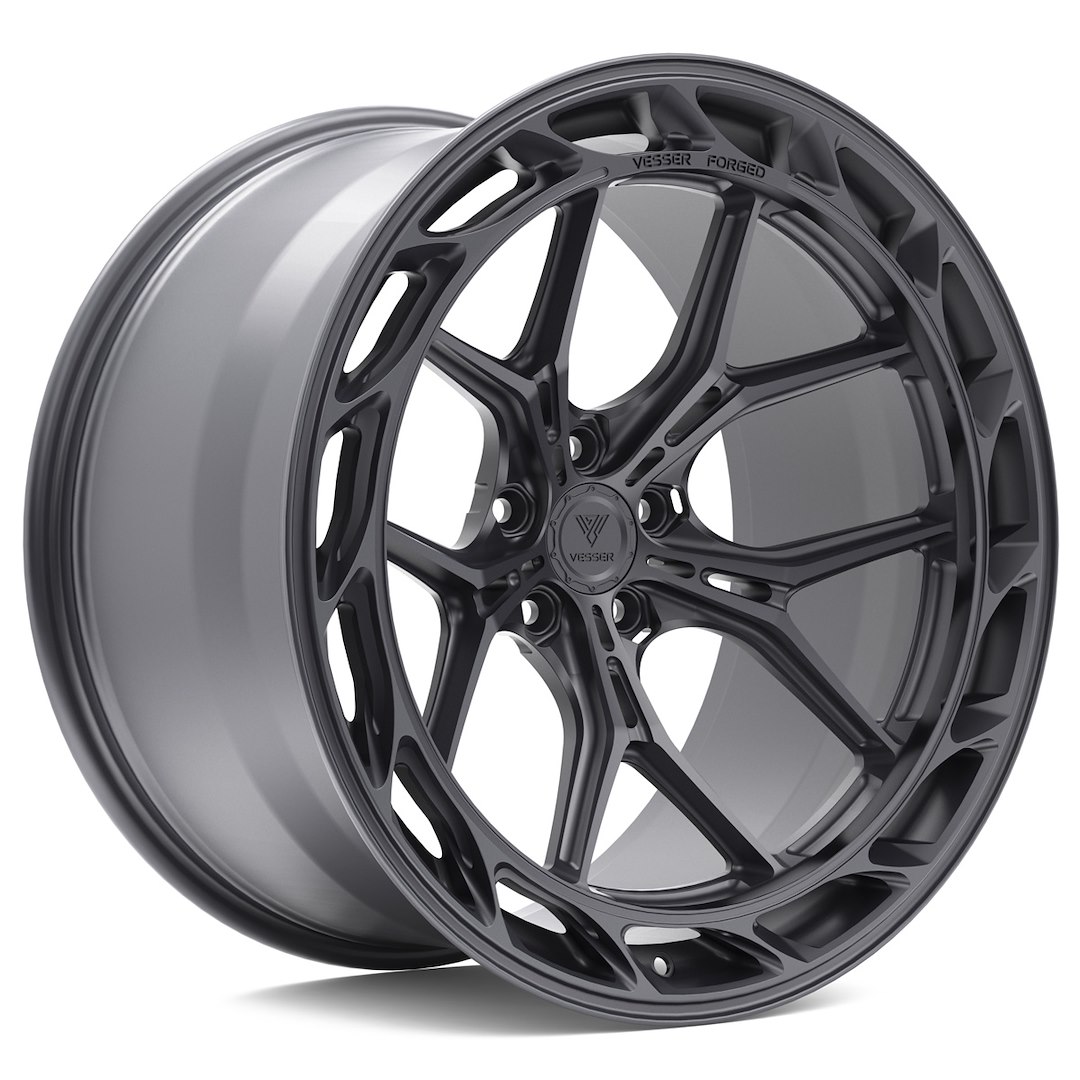 Vesser VSR8 -vanteet – 22×10,5 – 5×112 – ET14 – Silver Vesser VSR8 -vanteet - 22x10,5 - 5x112 - ET14 - Silver