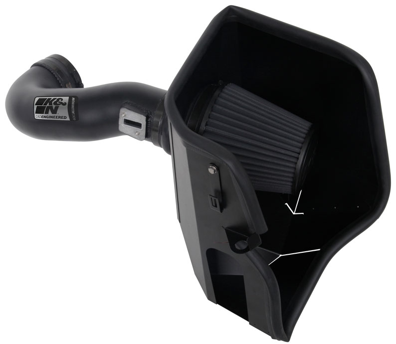 K&N Cold air intake -sarja – 71-3110 K&N Cold air intake -sarja - 71-3110