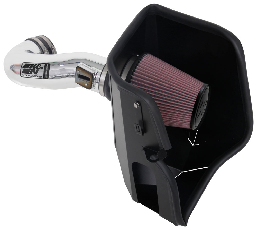 K&N Cold air intake -sarja – 77-3110KP K&N Cold air intake -sarja - 77-3110KP