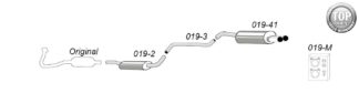 Simons-pakoputkisto - Volvo S40/V40 - 019-H1
