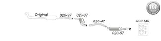 Simons-pakoputkisto – Volvo 850/S70/V70/C70 – 020-H7 Simons-pakoputkisto - Volvo 850/S70/V70/C70 - 020-H7