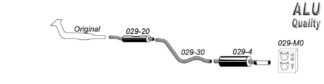 Simons-pakoputkisto - VW Golf I, Scirocco - 029-H