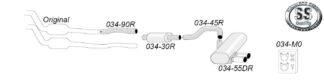 Simons-pakoputkisto - BMW E90/E91/E92/E93 - 034-H0DR