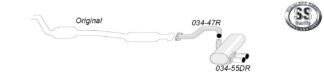 Simons-pakoputkisto - BMW E90/E91/E92/E93 - 034-H7DR
