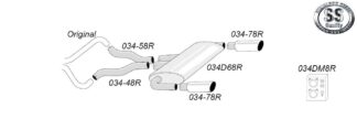 Simons-pakoputkisto - BMW E90/E91/E92/E93 - 034DH81R