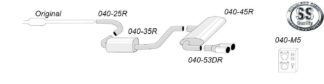 Simons-pakoputkisto - Audi A3 - 040-H3DR