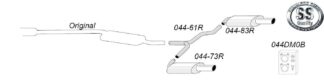 Simons-pakoputkisto - Audi A4 - 044DB1R