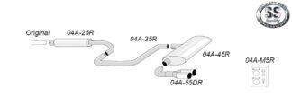 Simons-pakoputkisto - VW Golf VII - 04A-H5DR