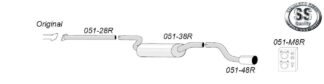 Simons-pakoputkisto – Mazda 3 MPS – 051-H8R Simons-pakoputkisto - Mazda 3 MPS - 051-H8R