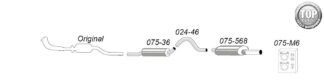 Simons-pakoputkisto – Volvo 740/760/940 – 075-H68 Simons-pakoputkisto - Volvo 740/760/940 - 075-H68
