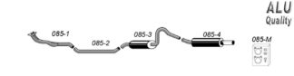Simons-pakoputkisto - Opel Kadett - 085-K
