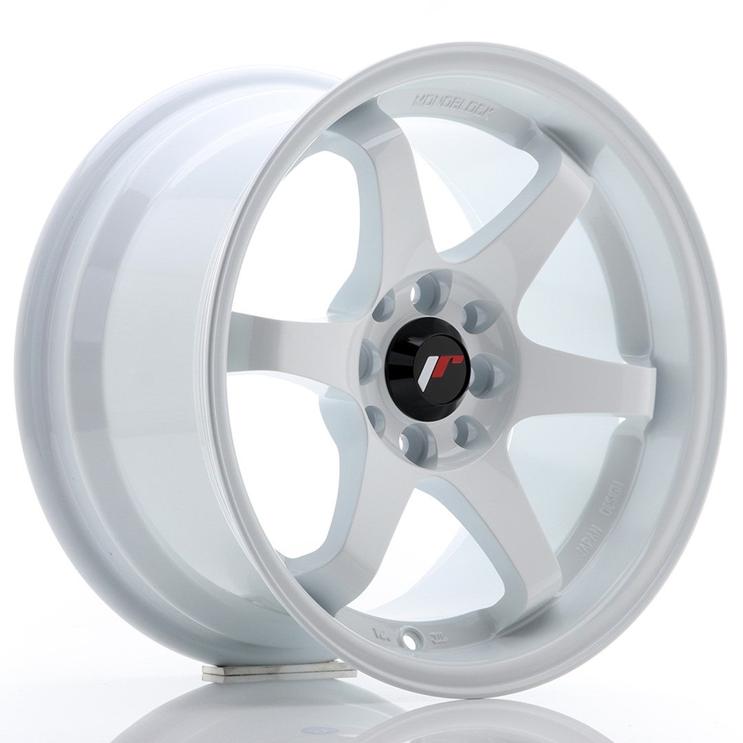 Japan Racing JR3 -vanteet – 15×8 – 4×100/4×114,3 – ET25 – White Japan Racing JR3 -vanteet - 15x8 - 4x100/4x114,3 - ET25 - White