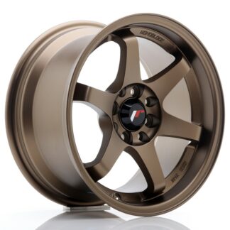 Japan Racing JR3 -vanteet – 15×8 – 4×100/4×114,3 – ET25 – Bronze Japan Racing JR3 -vanteet - 15x8 - 4x100/4x114,3 - ET25 - Bronze