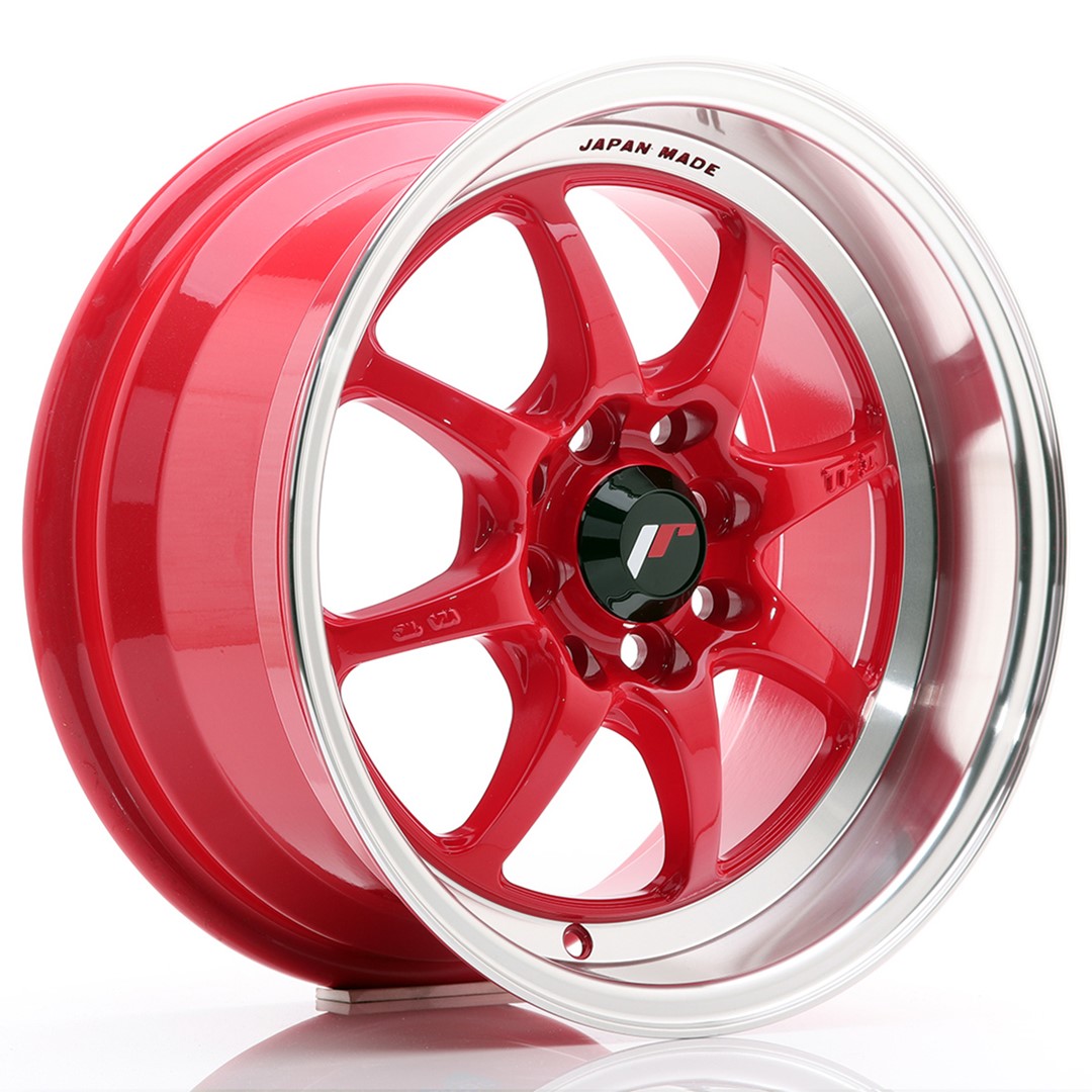 Japan Racing TFII -vanteet – 15×7,5 – 4×100/4×114,3 – ET30 – Red Japan Racing TFII -vanteet - 15x7,5 - 4x100/4x114,3 - ET30 - Red