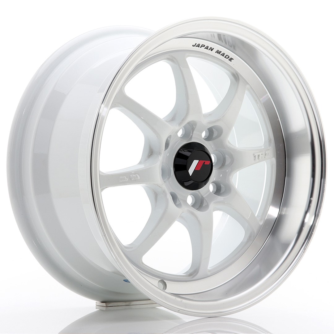Japan Racing TFII -vanteet – 15×7,5 – 4×100/4×114,3 – ET30 – White Japan Racing TFII -vanteet - 15x7,5 - 4x100/4x114,3 - ET30 - White