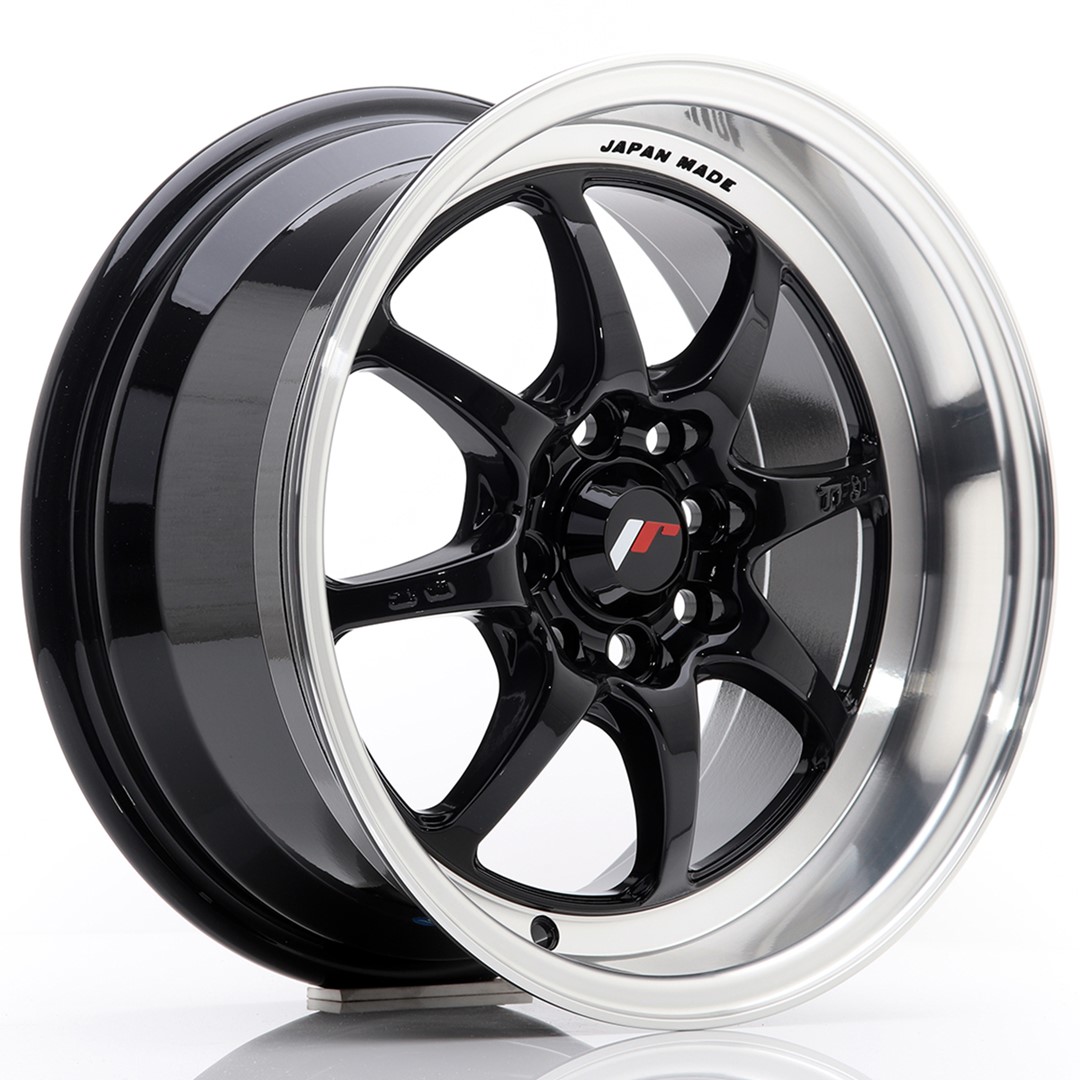 Japan Racing TFII -vanteet – 15×7,5 – 4×100/4×114,3 – ET10 – Black Japan Racing TFII -vanteet - 15x7,5 - 4x100/4x114,3 - ET10 - Black