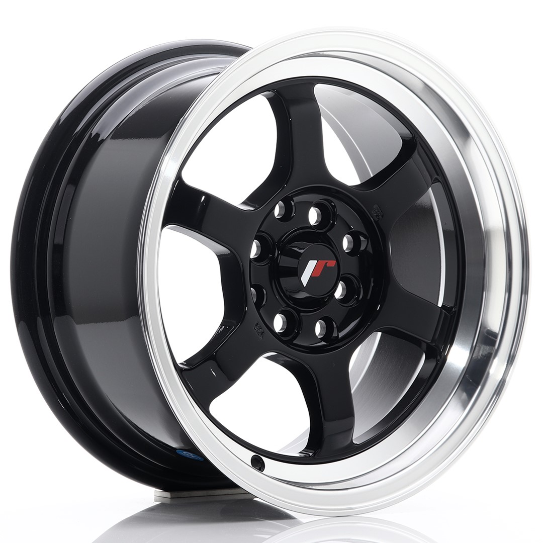 Japan Racing JR12 -vanteet – 15×7,5 – 4×100/4×114,3 – ET26 – Black Japan Racing JR12 -vanteet - 15x7,5 - 4x100/4x114,3 - ET26 - Black