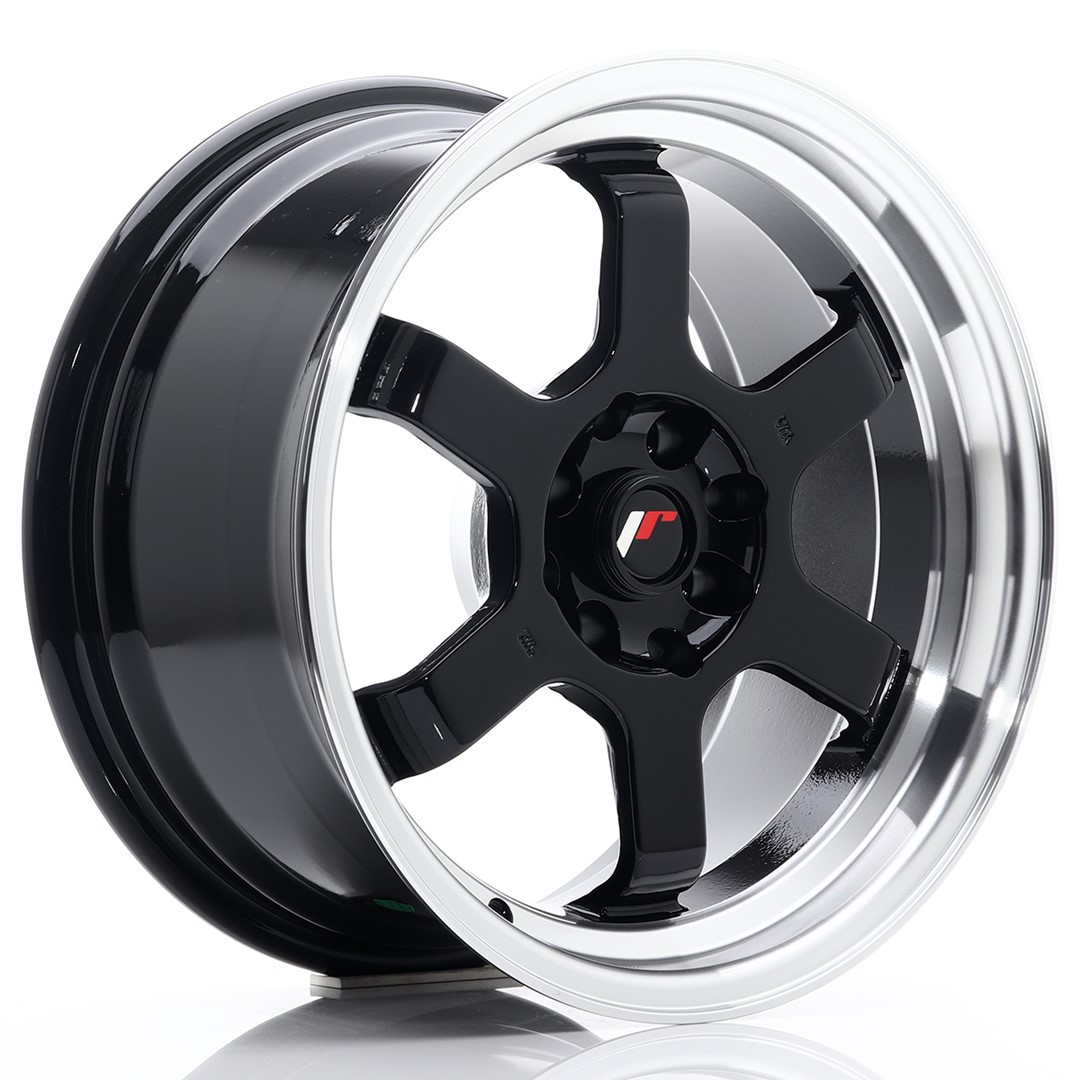 Japan Racing JR12 -vanteet – 16×8 – 4×100/4×114,3 – ET15 – Black Japan Racing JR12 -vanteet - 16x8 - 4x100/4x114,3 - ET15 - Black