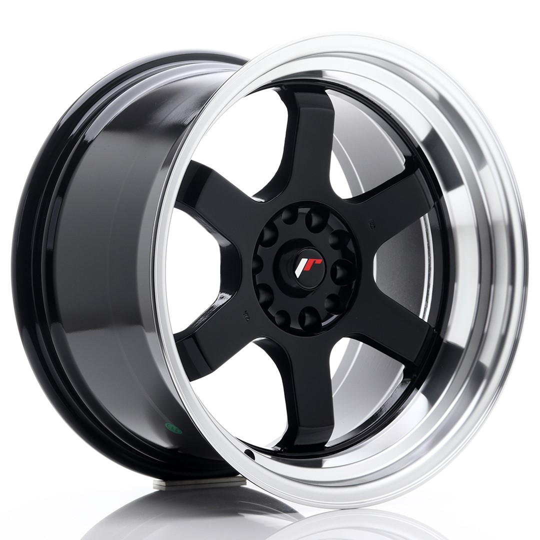 Japan Racing JR12 -vanteet – 18×10 – 5×114,3/5×120 – ET20 – Black Japan Racing JR12 -vanteet - 18x10 - 5x114,3/5x120 - ET20 - Black