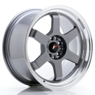 Japan Racing JR12 -vanteet – 18×9 – 5×114,3/5×120 – ET25 – Gun metal Japan Racing JR12 -vanteet - 18x9 - 5x114,3/5x120 - ET25 - Gun metal