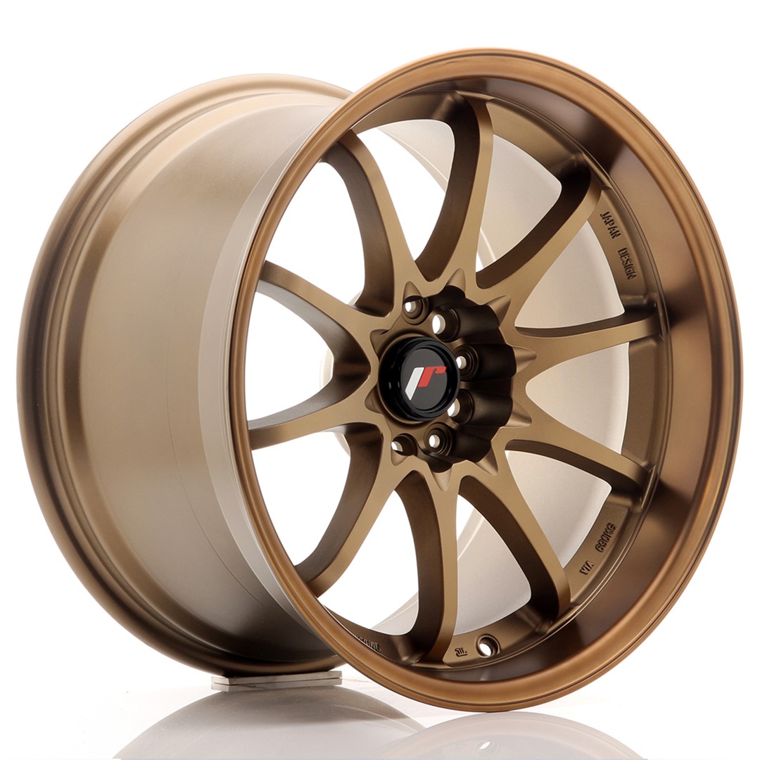 Japan Racing JR5 -vanteet – 18×10,5 – 5×114,3 – ET12 – Bronze Japan Racing JR5 -vanteet - 18x10,5 - 5x114,3 - ET12 - Bronze