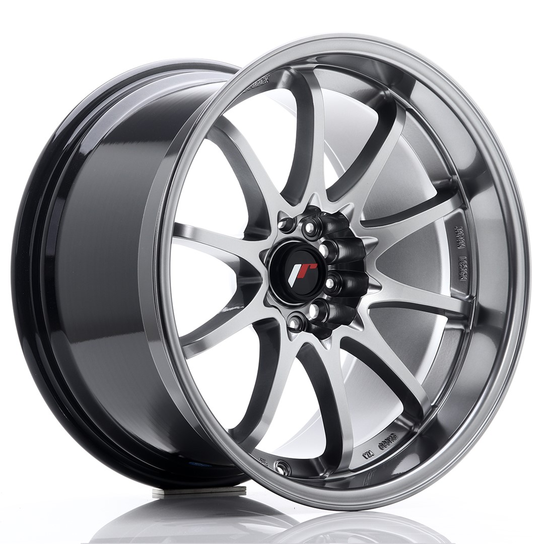 Japan Racing JR5 -vanteet – 18×10,5 – 5×114,3 – ET12 – Hyper Black Japan Racing JR5 -vanteet - 18x10,5 - 5x114,3 - ET12 - Hyper Black