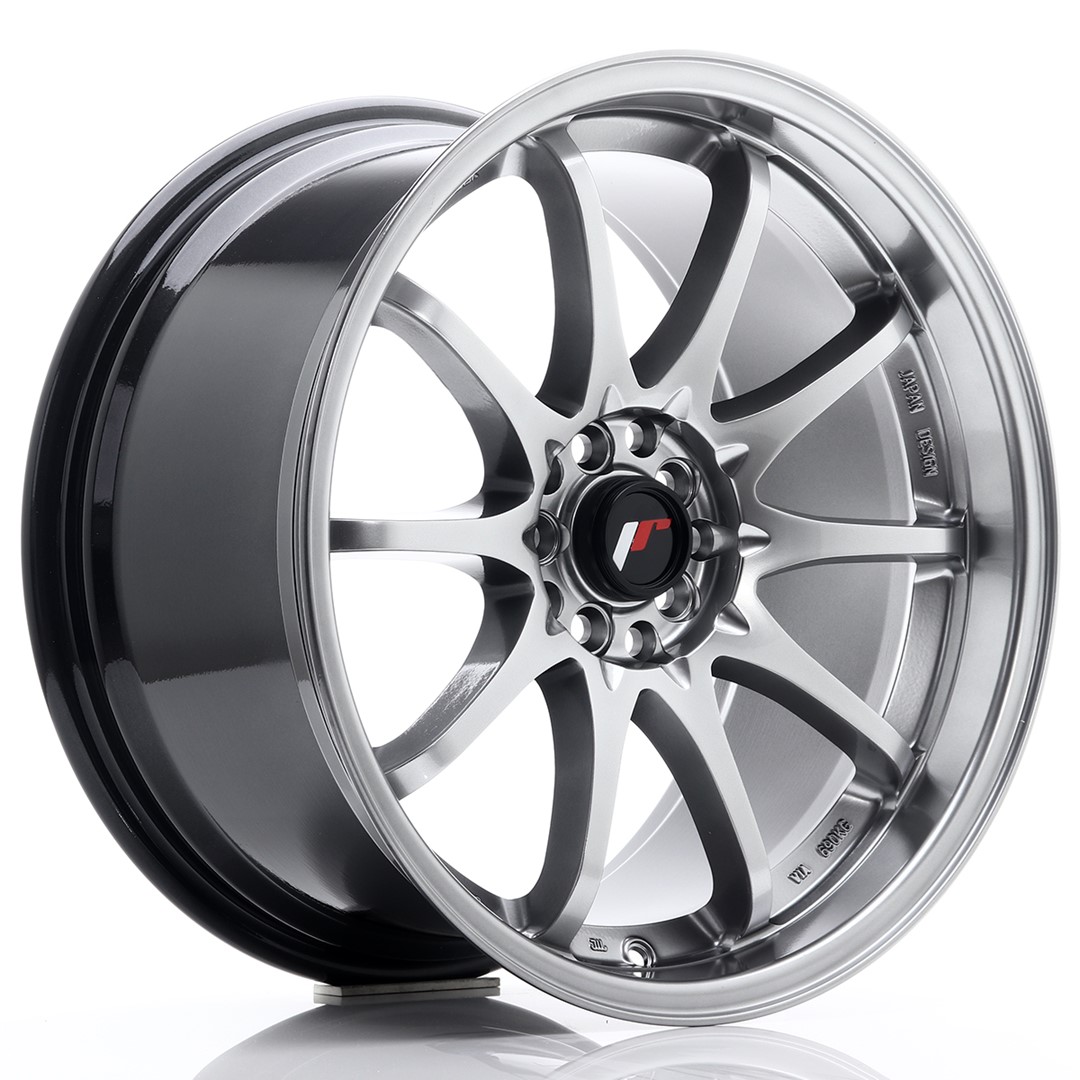 Japan Racing JR5 -vanteet – 18×9,5 – 5×100/5×114,3 – ET38 – Hyper Black Japan Racing JR5 -vanteet - 18x9,5 - 5x100/5x114,3 - ET38 - Hyper Black